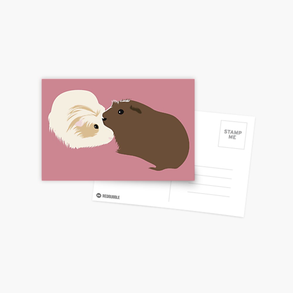 Cavia Amorous foldable greeting card